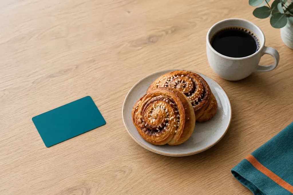 Symbolbild Copenhagen Card (Kopenhagen): unbedruckte Karte mit typischen Dingen aus der Stadt